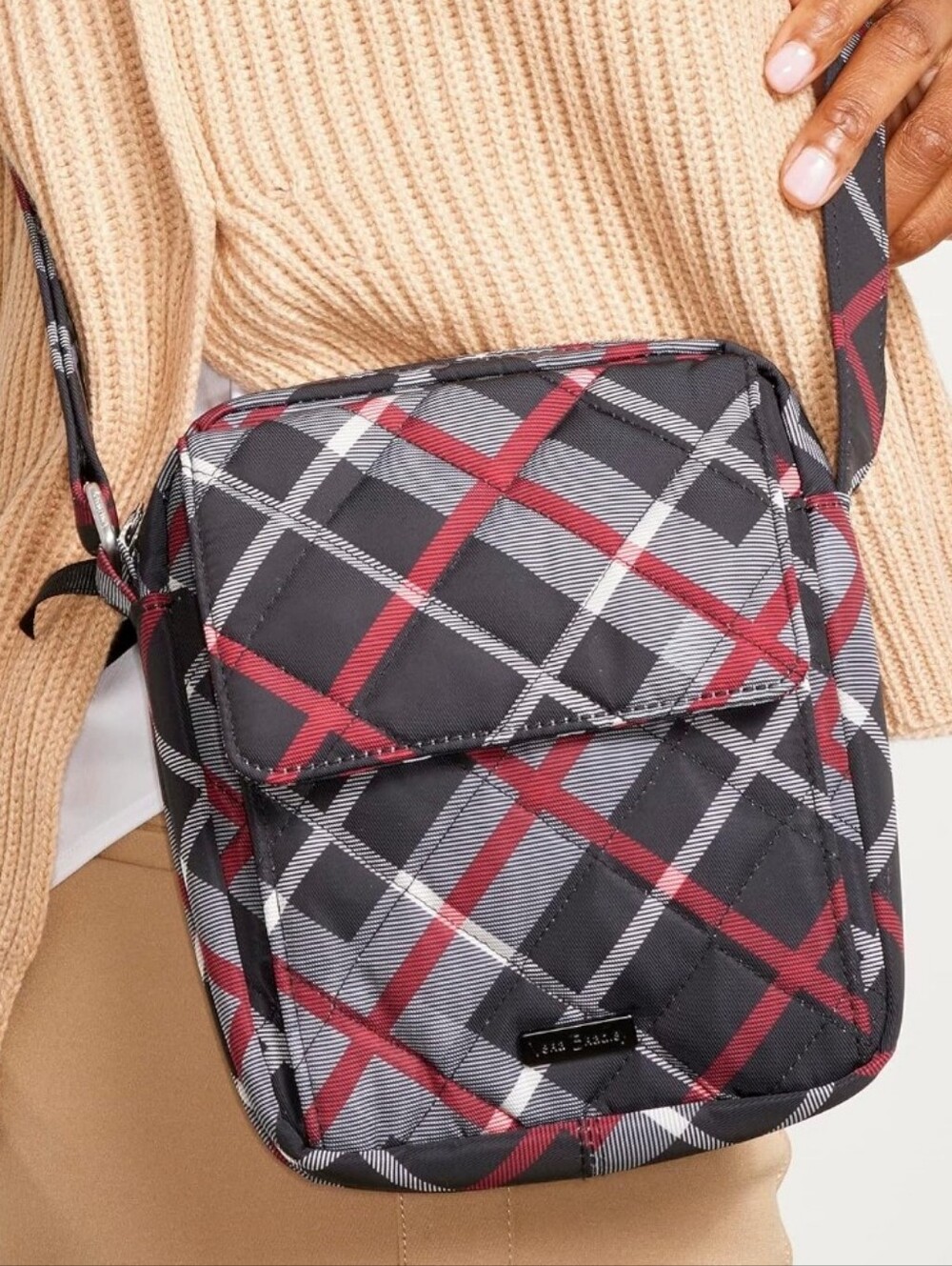 Vera Bradley Crossbody Hipster - Paris Plaid